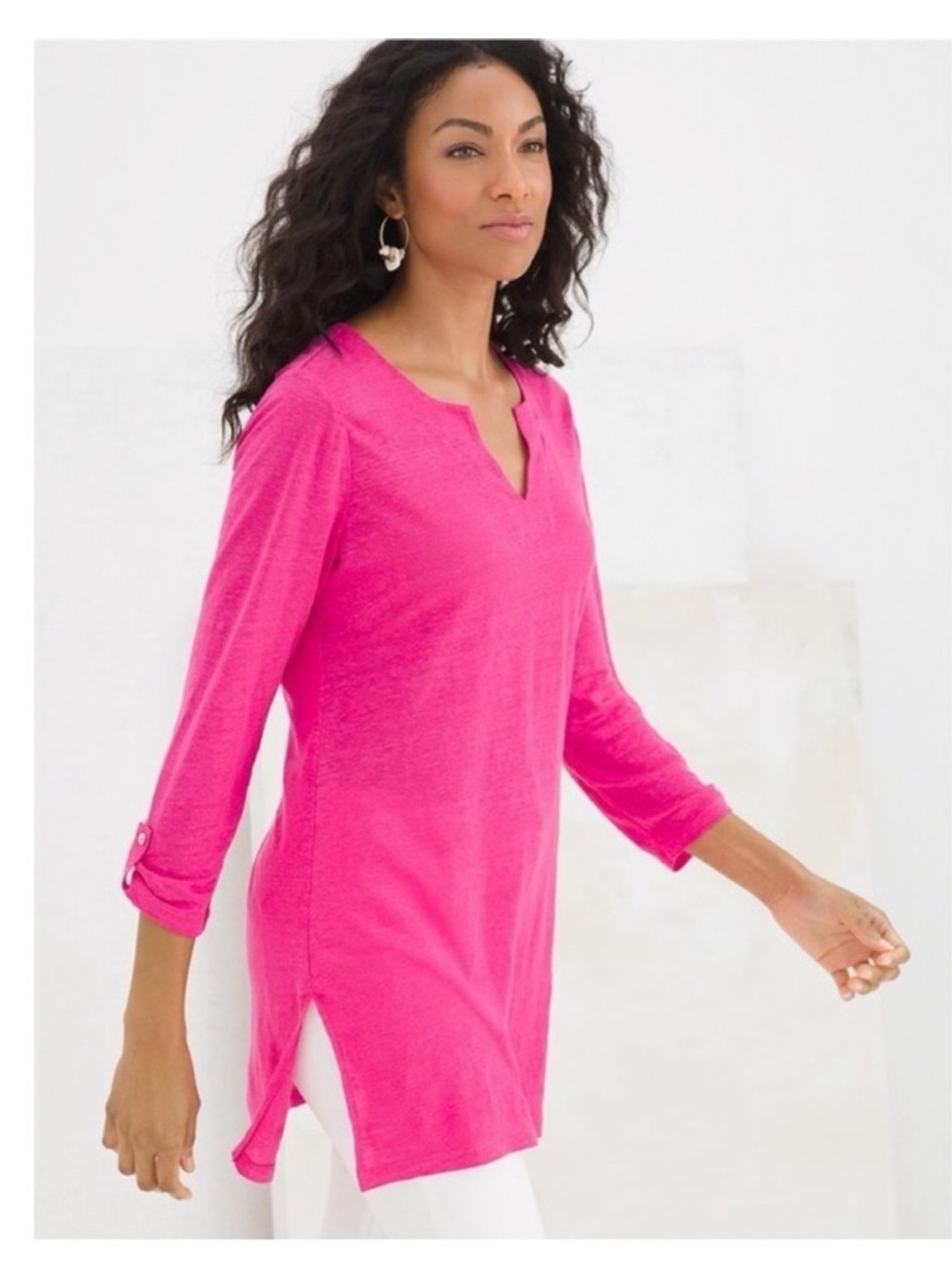 NWT Chico's Linen Knit Tunic